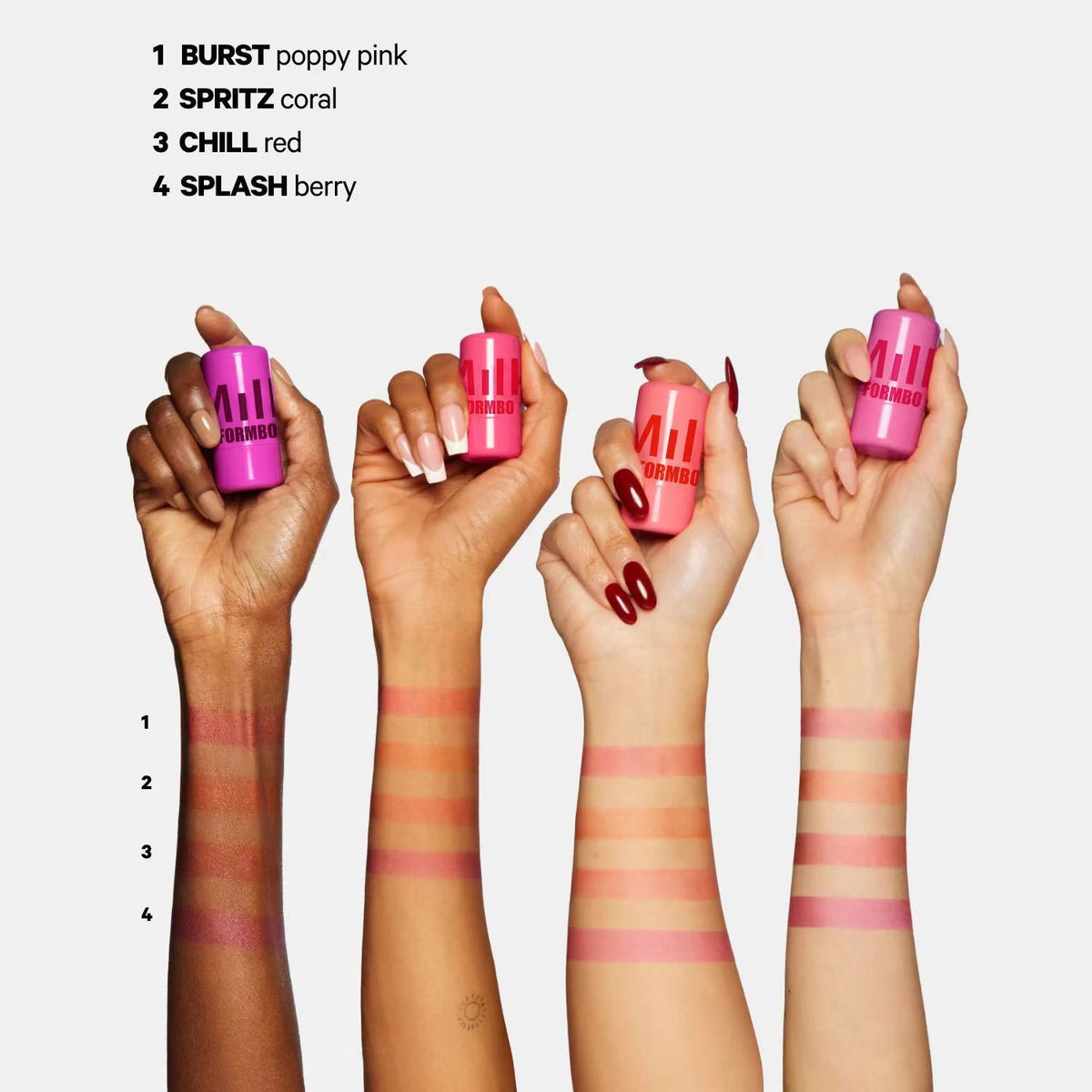 Milk Formbo Blush Jelly Lipstick Cream Blush Shimmer Blush Stick