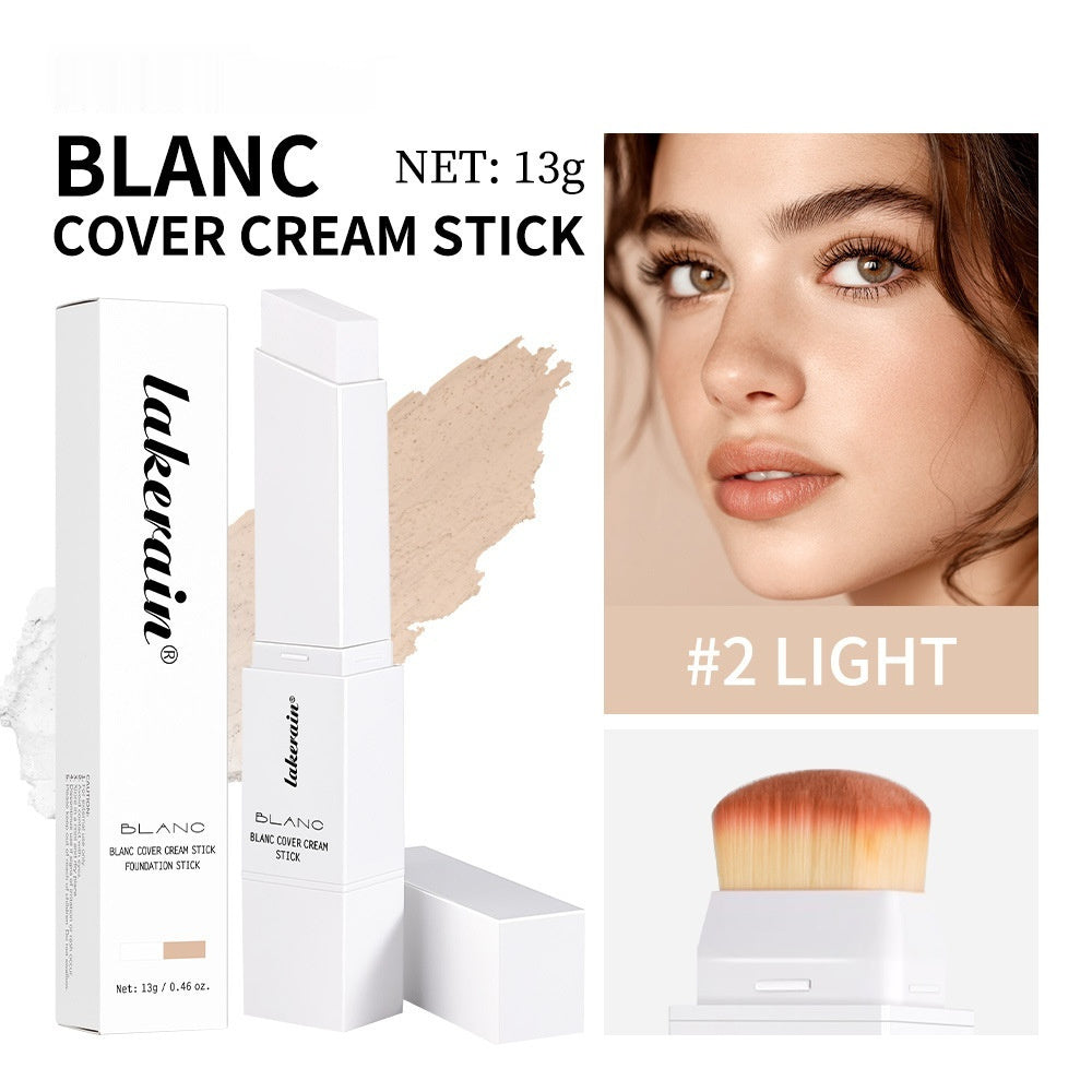 Lakerain Natural Concealer Long-lasting Double-headed Stick Foundation