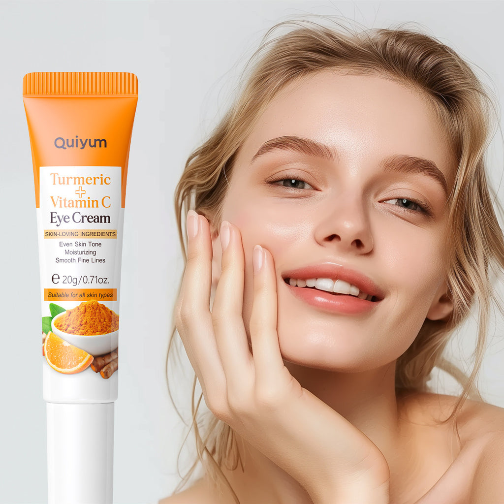 Quiyum Turmeric Vitamin C Eye Cream 15g Moisturizing