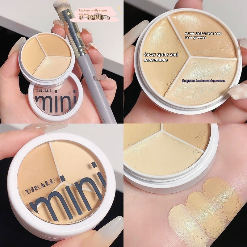 Sweet Mint New Hot Sell Tri-Color Concealer Foundation