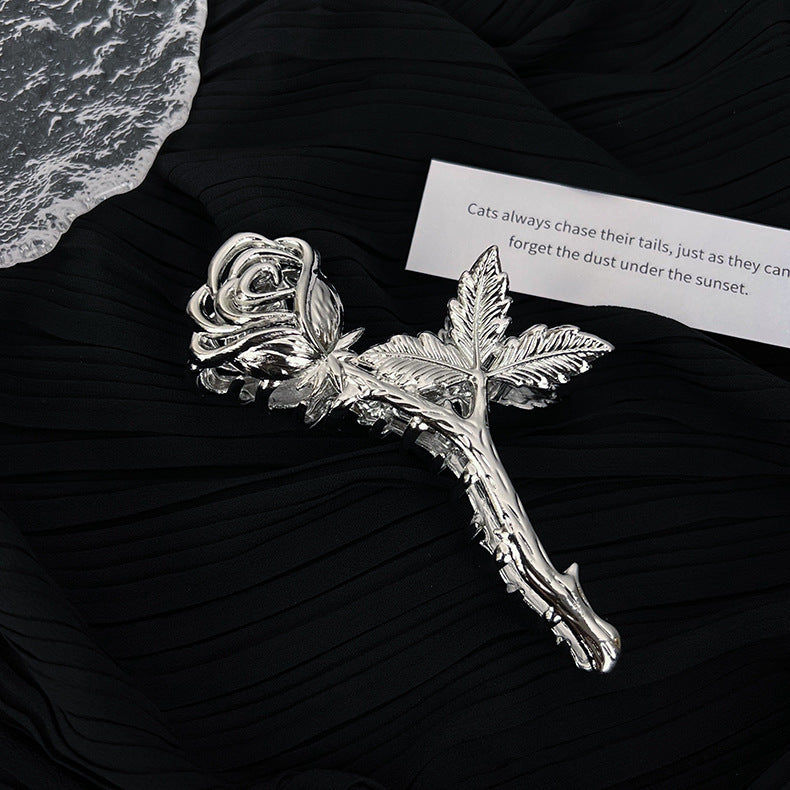 Women's Cool Style Metal Rose Hair Clip