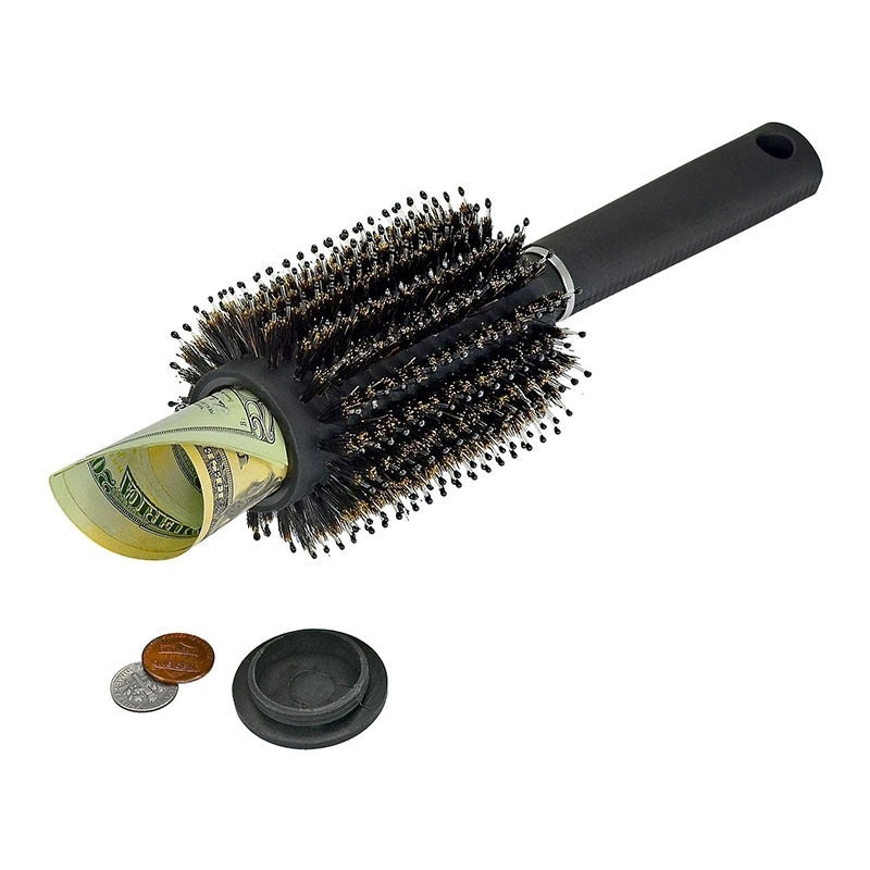 Roller Comb Storage Box Plastic Concealed Portable Storage Device Comb Pill Box
