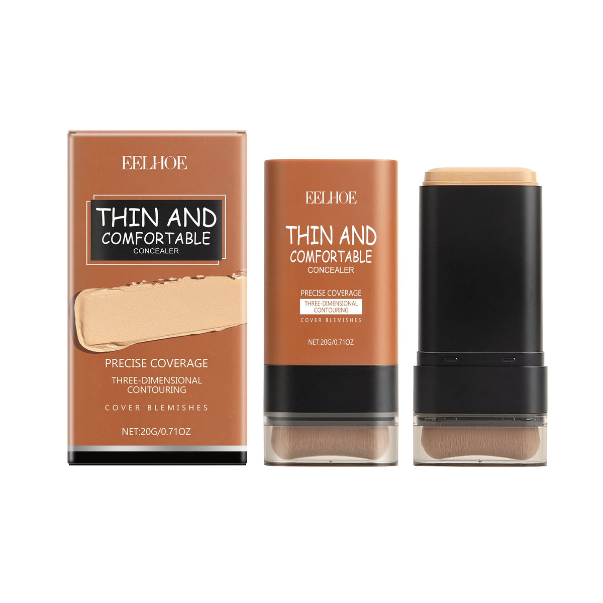 Eelhoe Light Concealer Foundation Make-up Stick Lasts