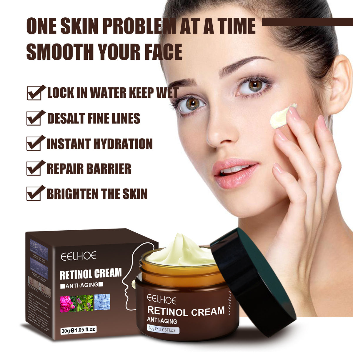 Eelhoe Retinol Hydrating Firming Lifting Brightening Cream