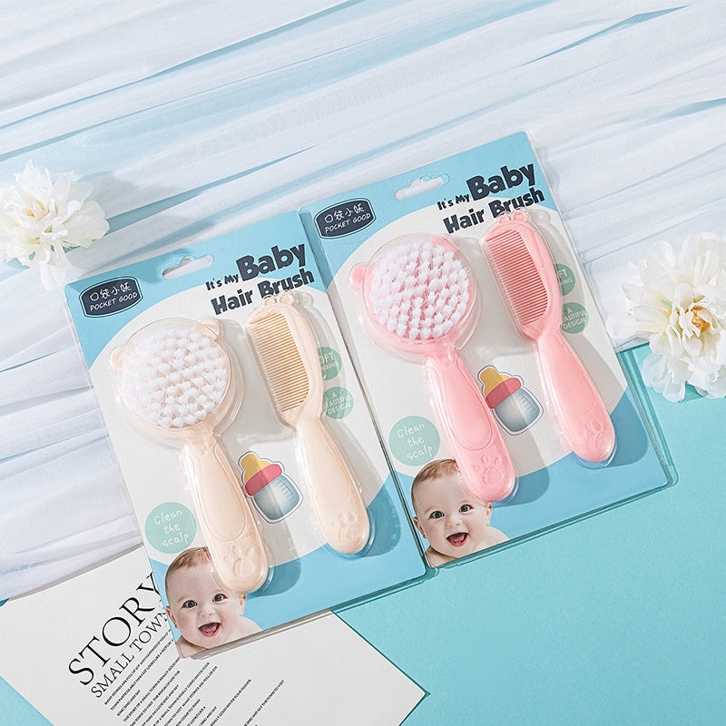 Nylon Soft Hair Newborn Removal Dirt Comb Brush Care Suit