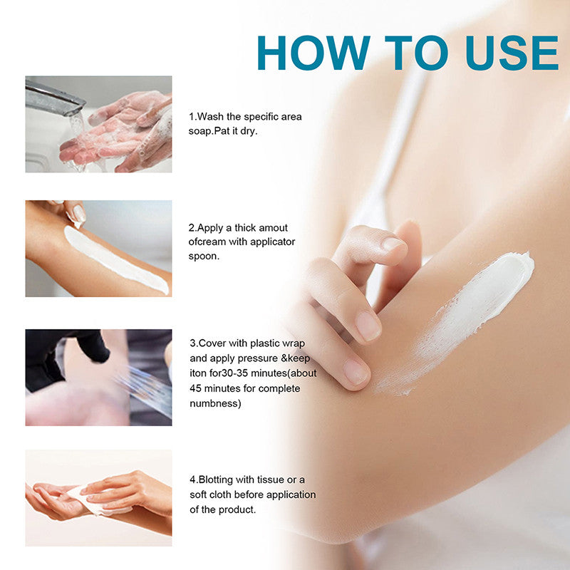 O Houra Temporary Removal Numbing Cream For Tattoo Body