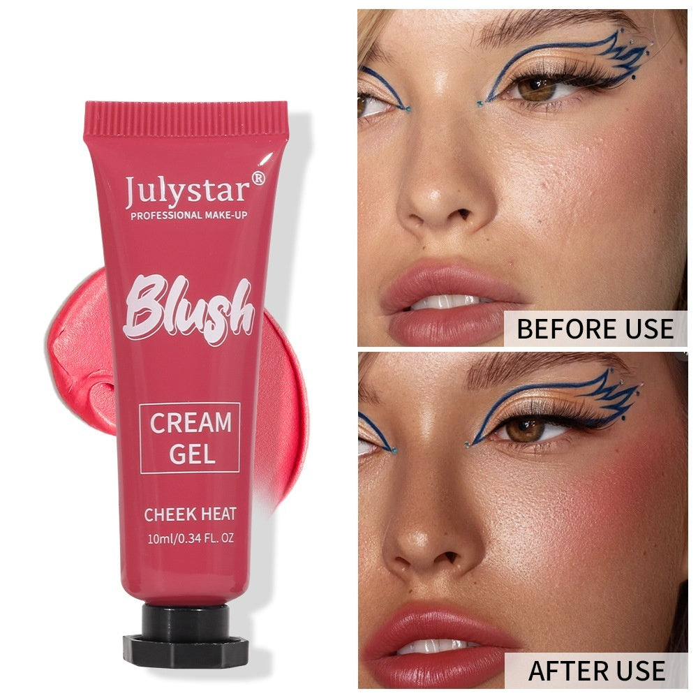 Julystar Beauty Multi-color Matte Expansion Color Blusher Natural Thin And Glittering Highlight Nourishing