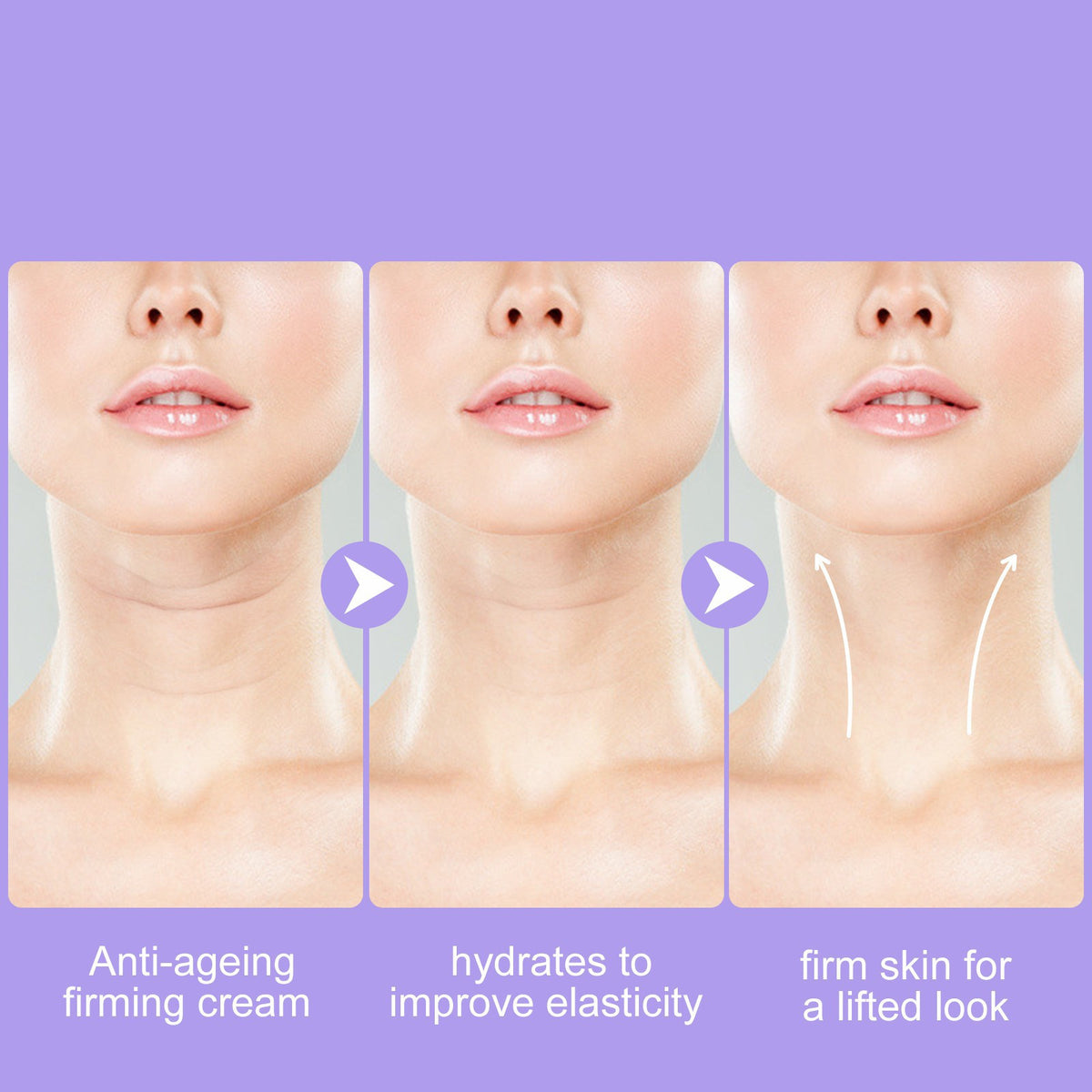 Elaimei Neck Cream Neckline Cream Smooth Anti Aging Moisturizing Brightening Cream Beauty Firming Skin Care