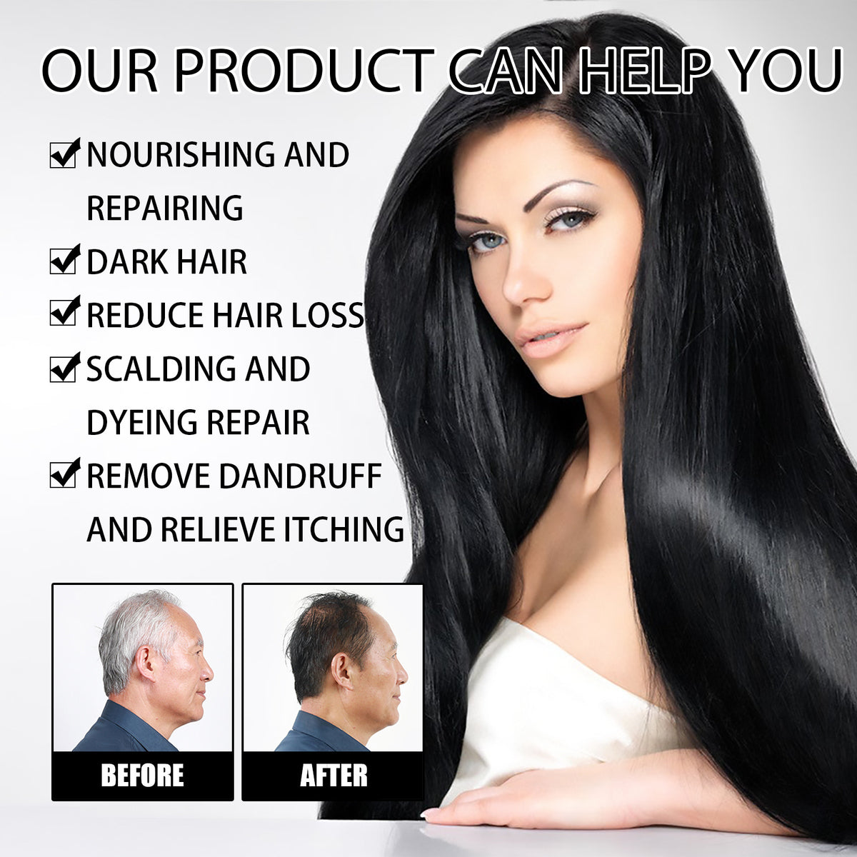 South Moon Deep Nourishing Hair Care Dandruff Removal Soothinging Relieving Shampoo