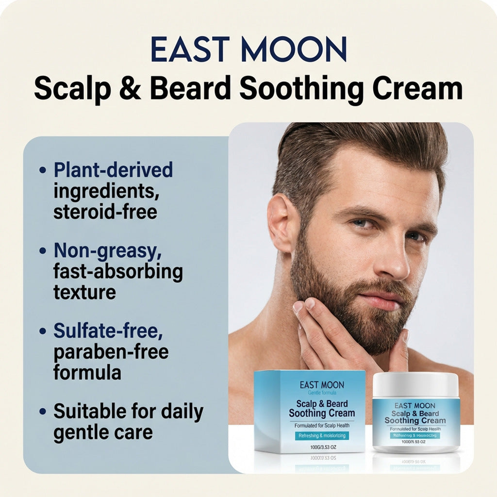 East Moon Scalp And Beard Soothing Cream
