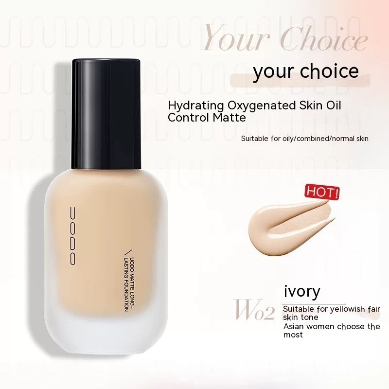 UODO Liquid Foundation Long-lasting Moisturizing Concealer Cream Foundation Moisturizing