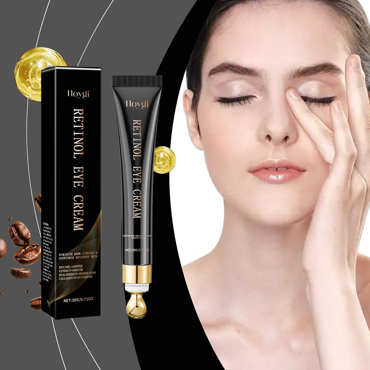 Hoygi Firming Eye Cream Delicate Moisturizing Tender Fade