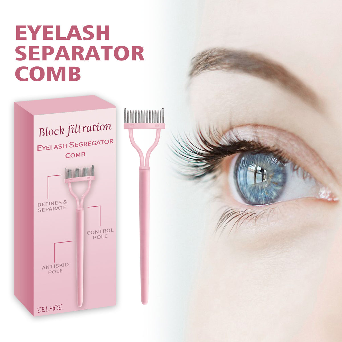 Eyelash Filter Separator Comb Multifunctional