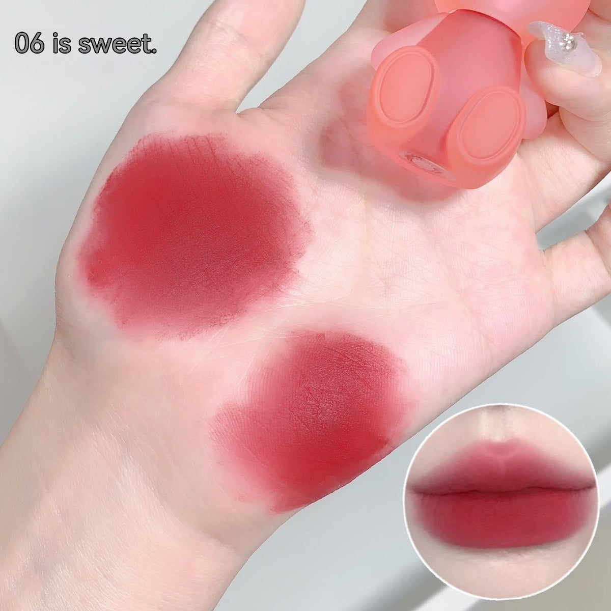 Gege Bear Cute Rabbit Lip Mud Matte Finish