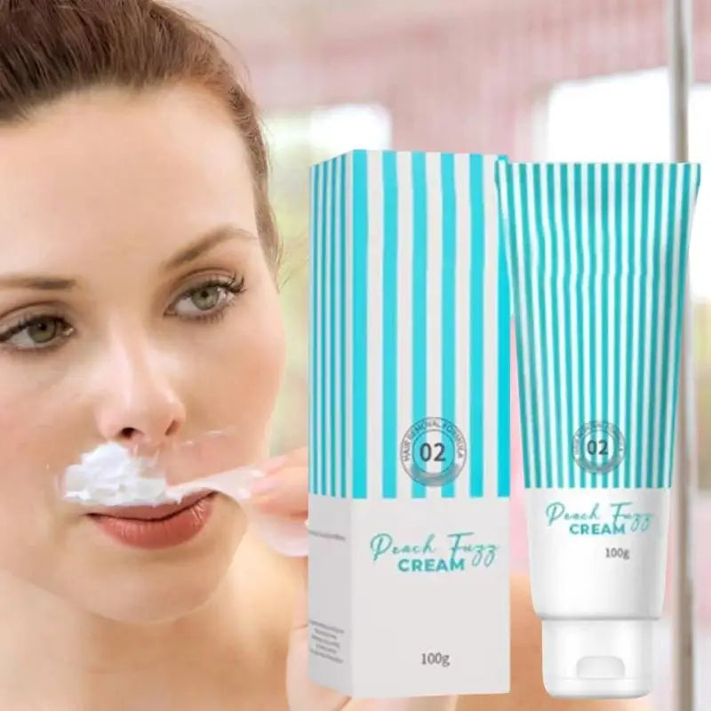 Peach Fuzz Women's Lip Depilatory Cream Remove Lip Hair Remove Moustache Ice Feeling Comfortable Depilatory Cream