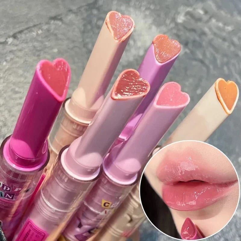 Cappuvini Full Lips Mirror Water Light Fading Lip Lines Moisturizing And Nourishing Lipstick