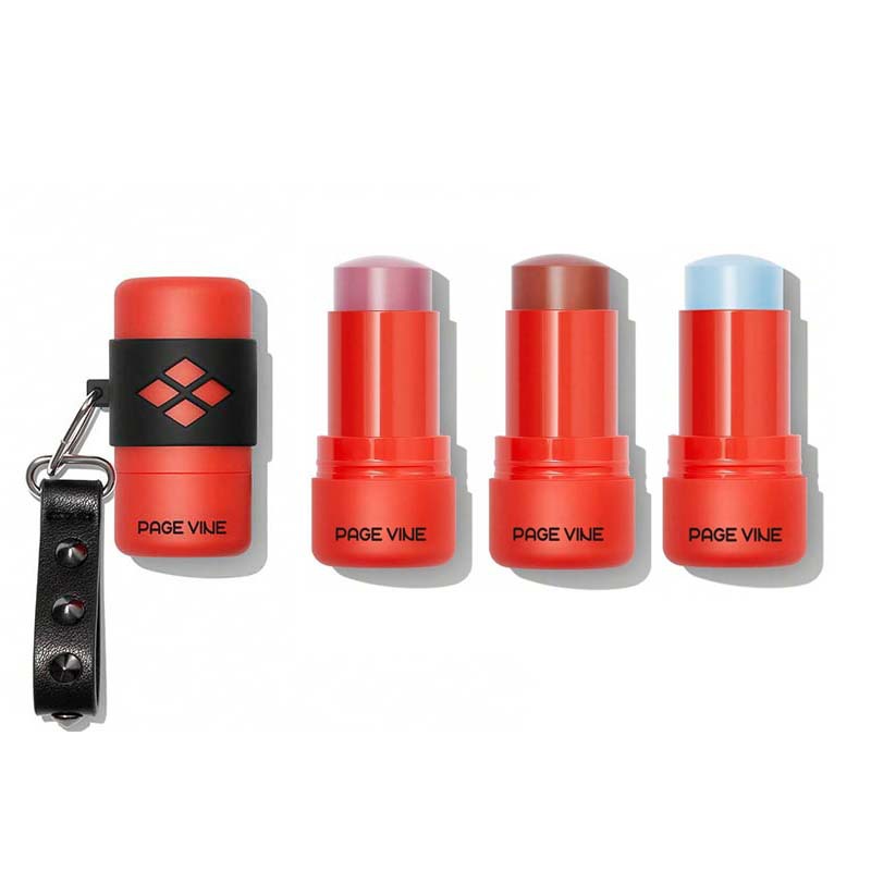 Page Vine Lip And Cheek Dual-use Blush Lipstick Stick Color Rendering