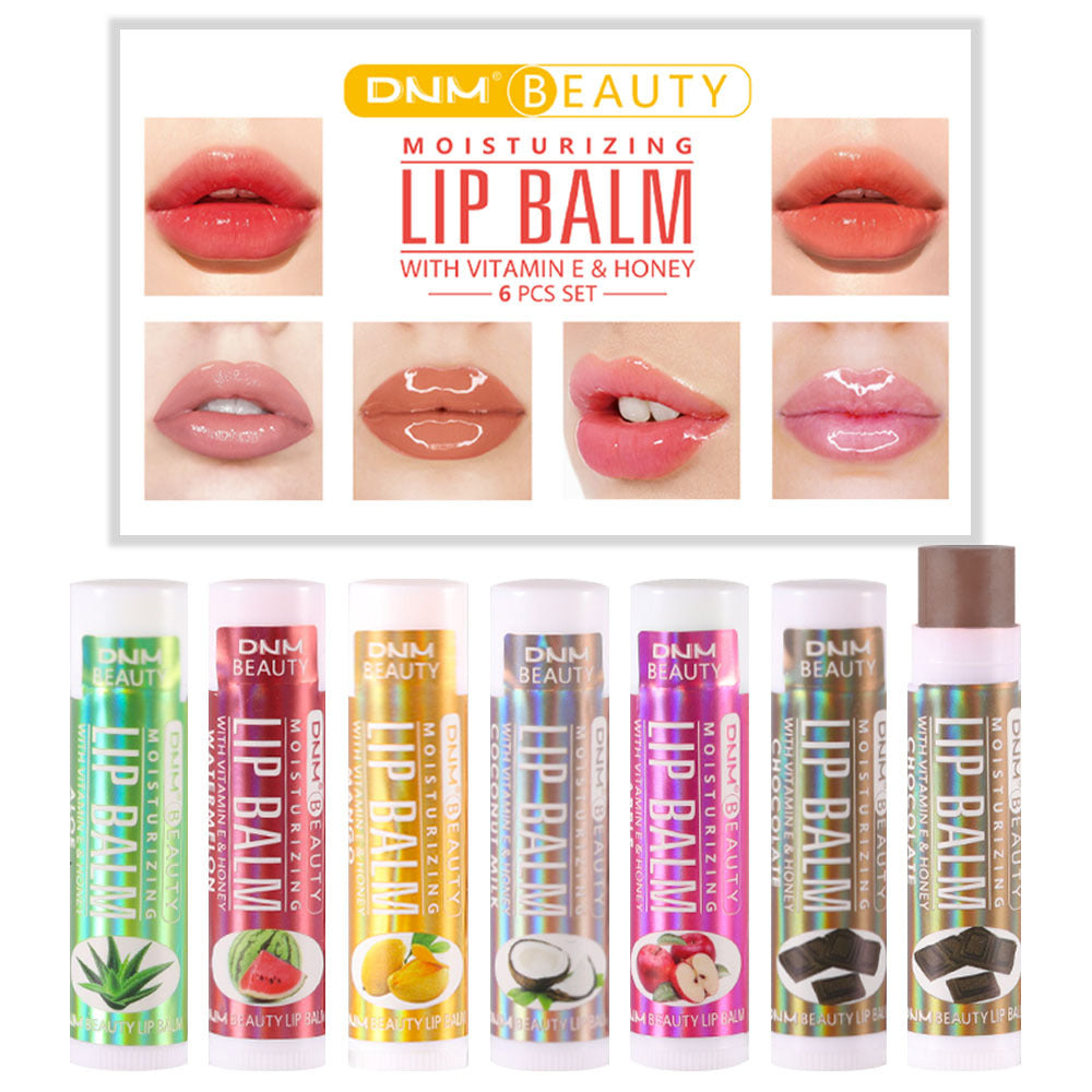 DNM Fruit Flavor Moisturizing Water Lip Balm Suit