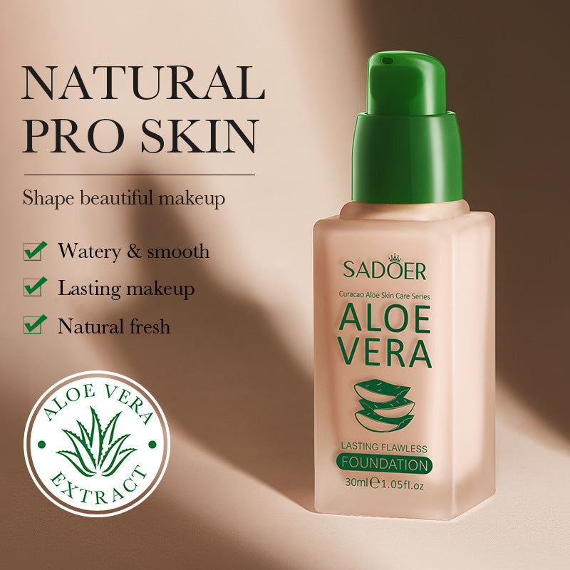 Sadoer Full Coverage Concealer Foundation Cream Makeup Cosmetic