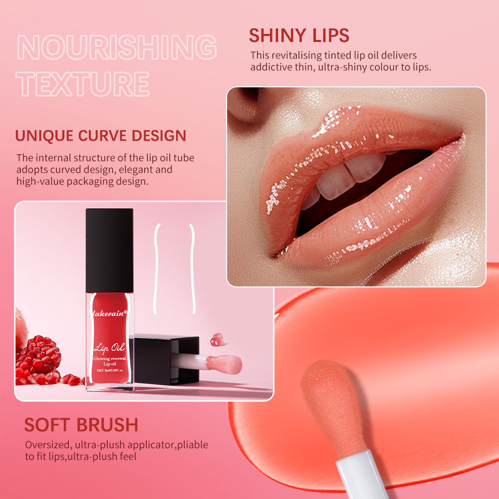 Lakerain Glow Lip Gloss Nourishing Moisturizing Brightening