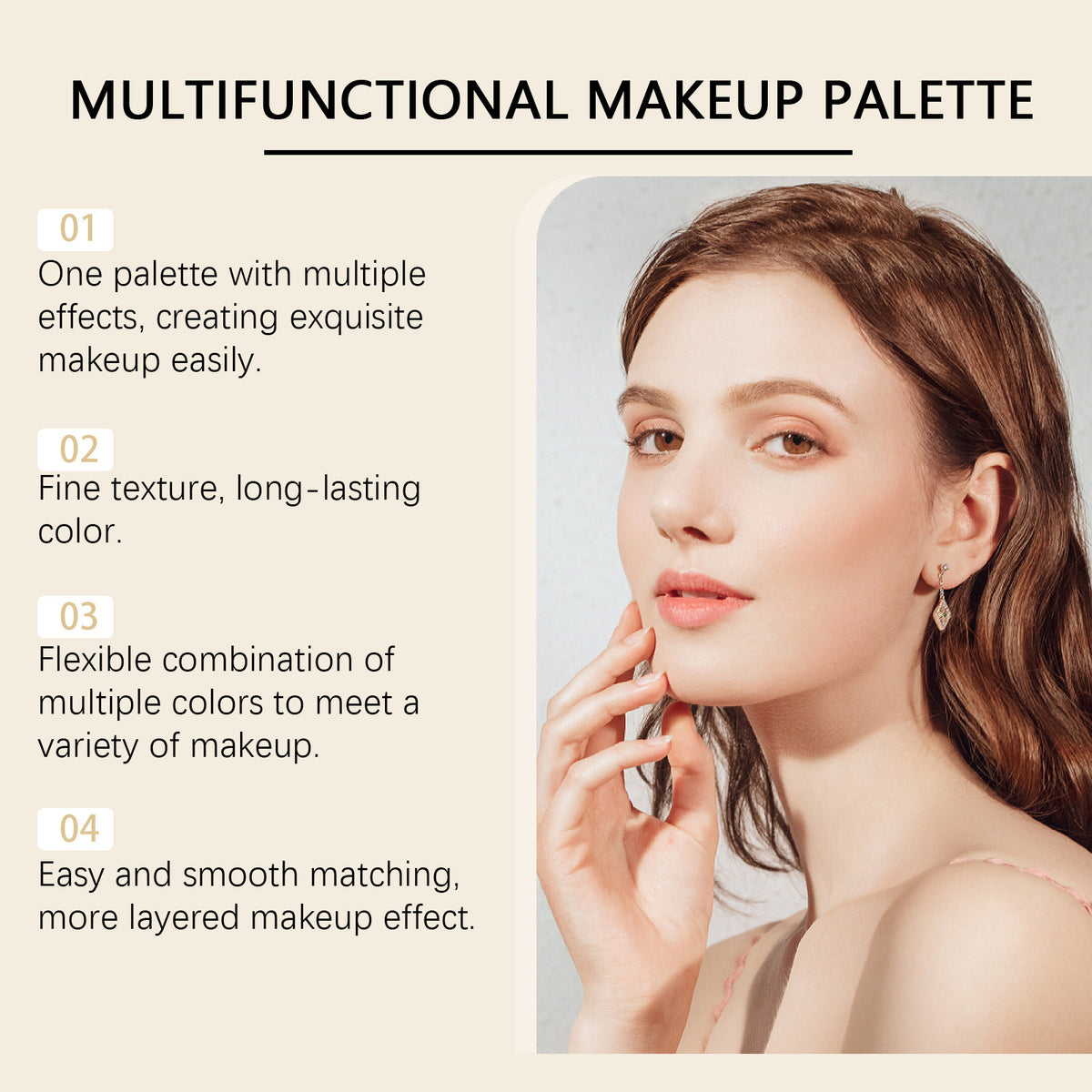Lightweight Seamless Setting Eyeshadow And Foundation