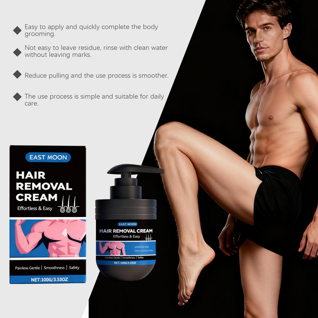 East Moon Men's Body Hair Removal Cream