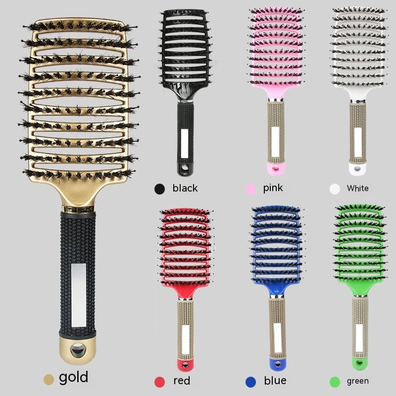 Big Curved Comb Bristle Massage Comb Eight Claws