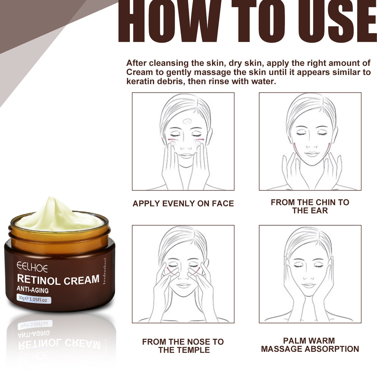 Eelhoe Retinol Hydrating Firming Lifting Brightening Cream