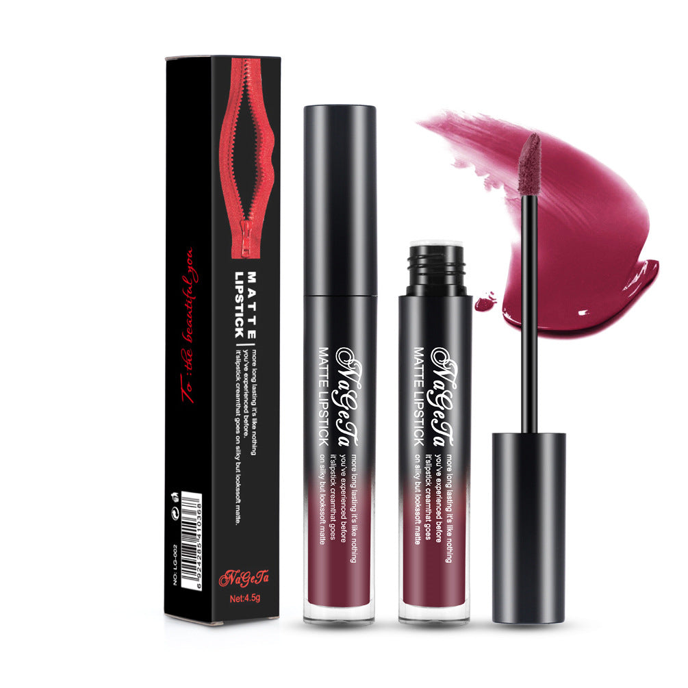Nageta 24 Colors No Stain On Cup Matte Lip Gloss Long Lasting Velvet Matte Liquid Lipstick
