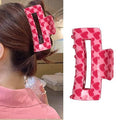 Heart Shape Printed Rectangle Grip