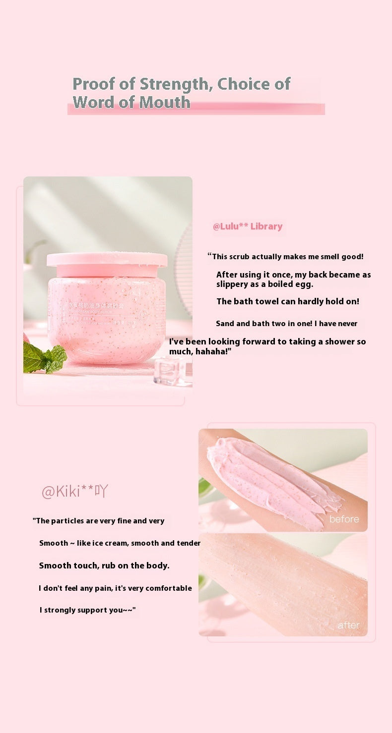Heyxi Peach Cream Body Scrub Cream