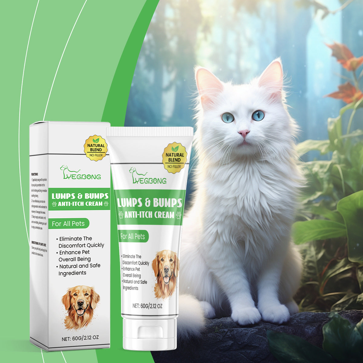 Yegbong Pet Soothing Relieving Cream Cat