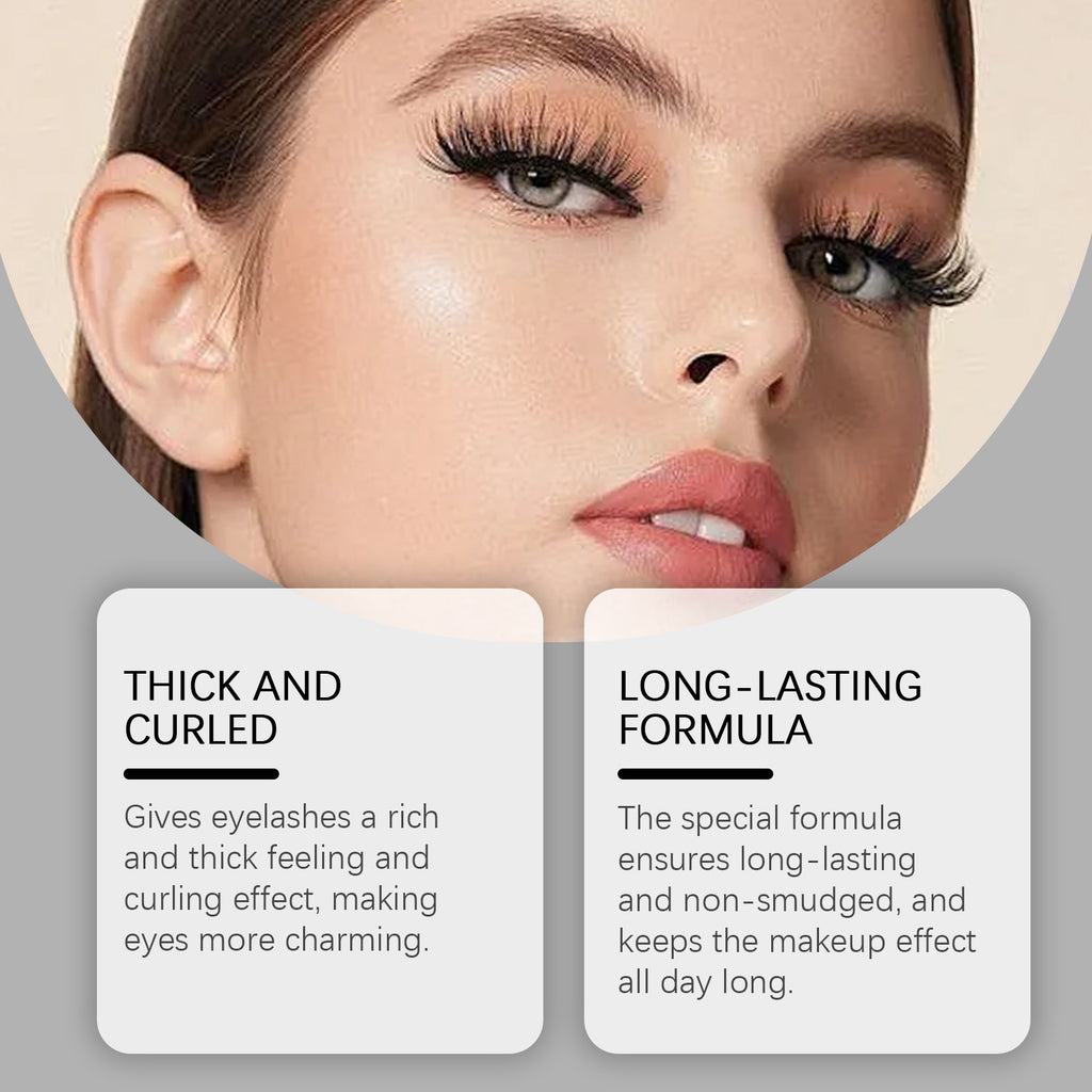 Eelhope Long Black Mascara Long Lasting Smear-proof Makeup