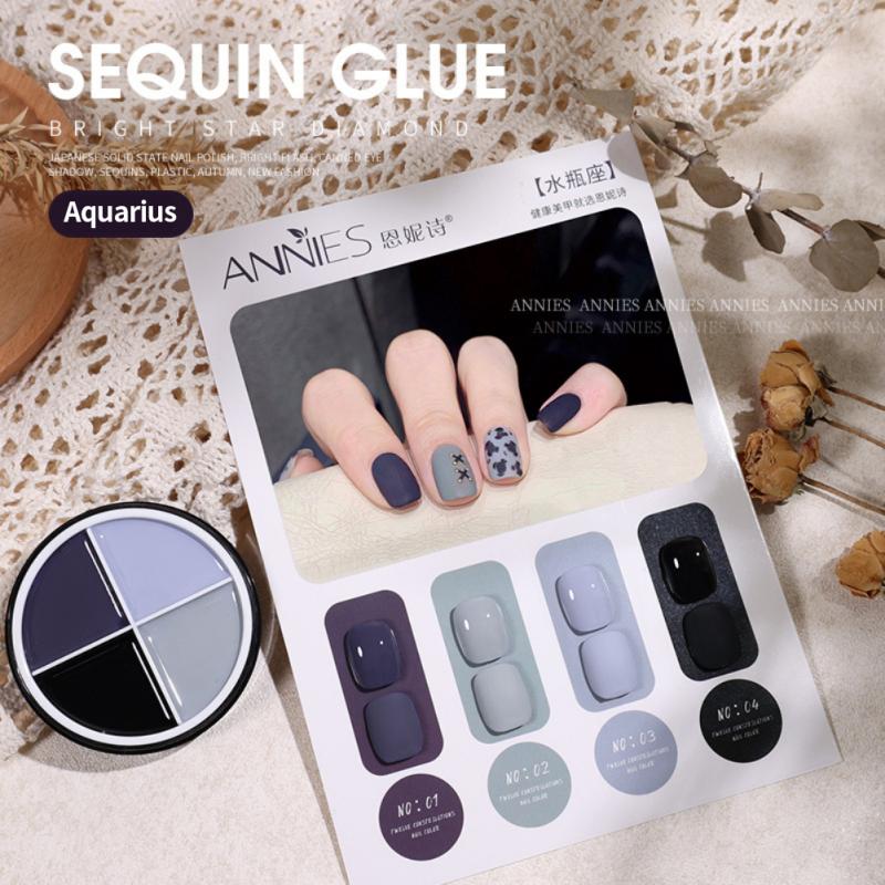 Annies Popular Color Twelve Constellation Series Solid Nail Polish For Nail Salon