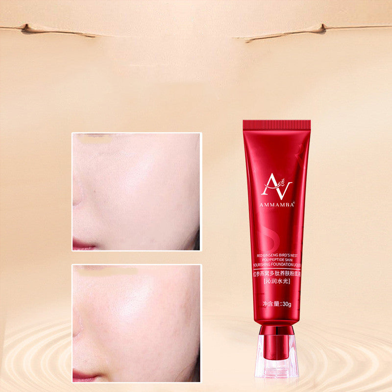 AV Ammamba Bird's Nest Liquid Foundation Concealer Lasting Makeup