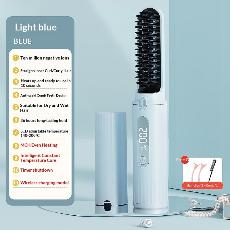 New Straightening Comb Volumizing Flat Iron