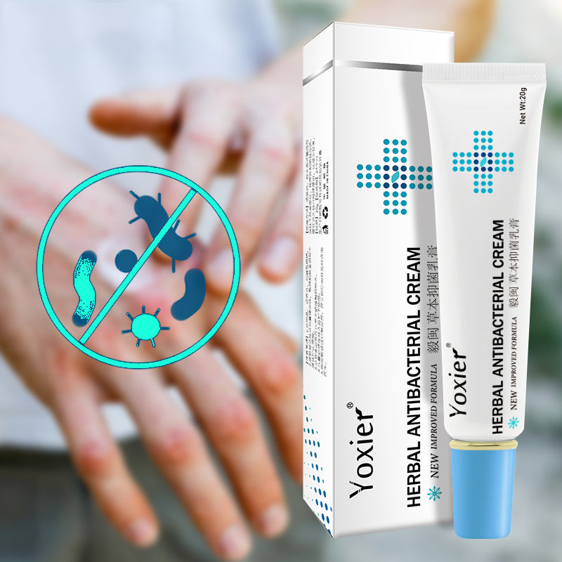 Yoxier Herbal Antibacterial Cream Psoriasis Cream Anti-itch Comfort Eczema Skin Rash Urticaria Desquamation Care