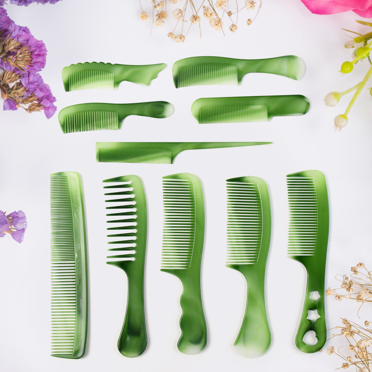 Multipurpose Hair Comb Set (10 Pc)