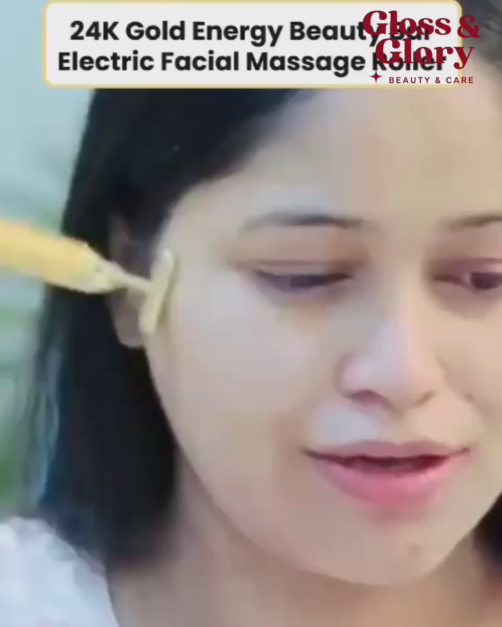 Electric Vibration Facial Massage Waterproof Roller