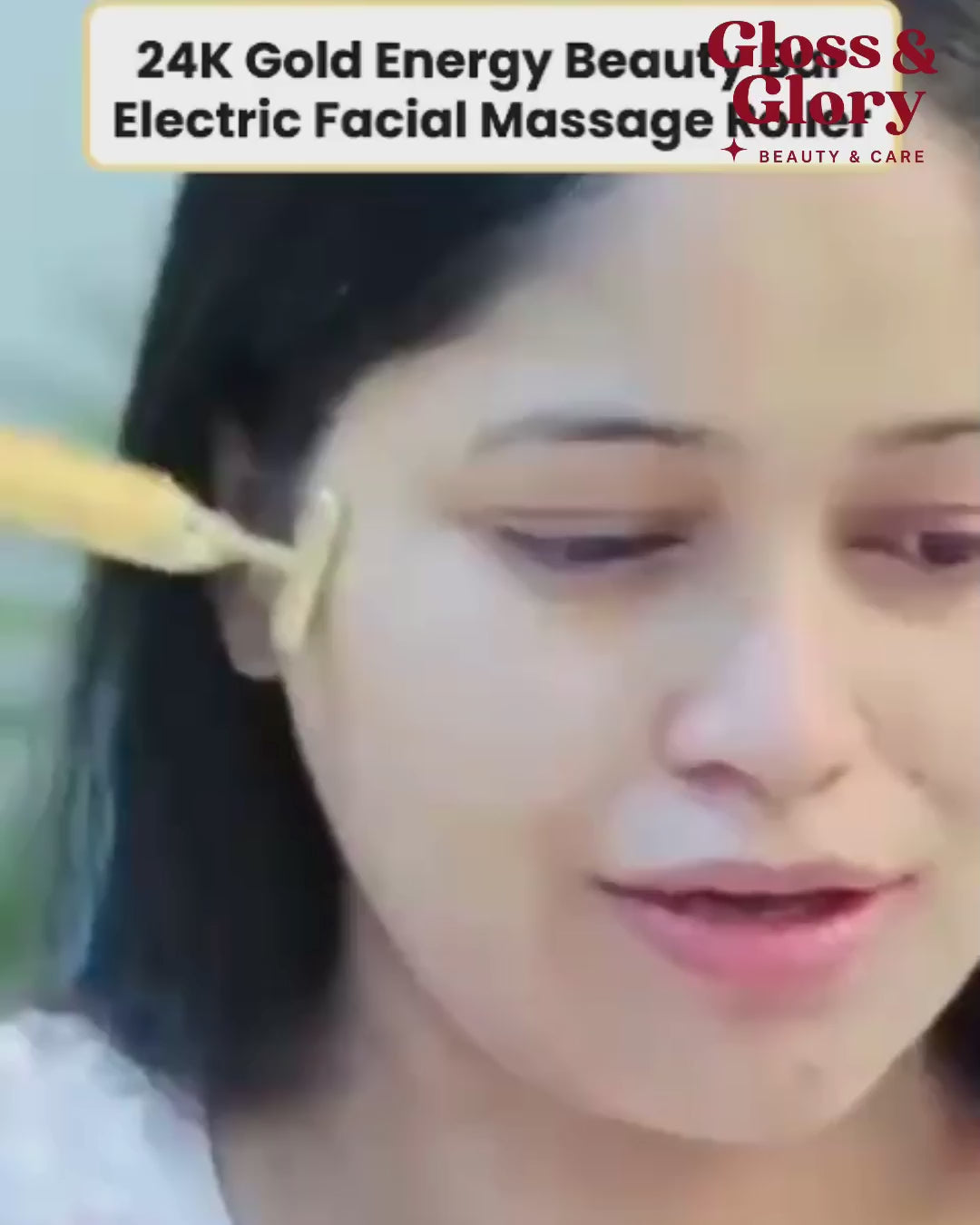 Electric Vibration Facial Massage Waterproof Roller