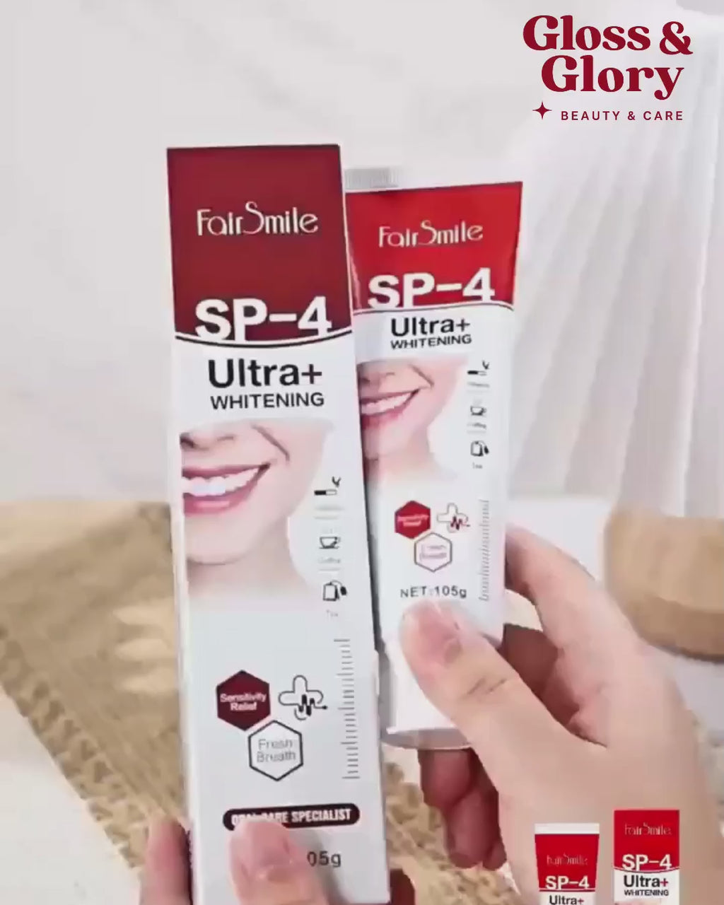 SP 4 Ultra Plus Brightening Toothpaste (Pack of 2)