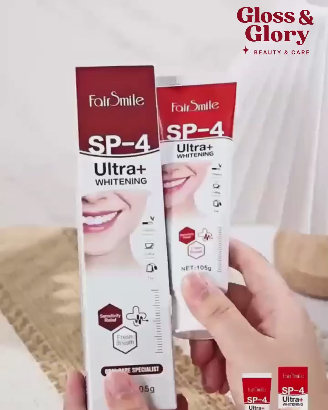 SP 4 Ultra Plus Brightening Toothpaste (Pack of 2)
