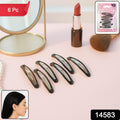 Hair Clips For Women  Girls - (6 Pc  Set)